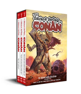 The Savage Sword of Conan 1-3 Slipcase Set by Zub, Jim