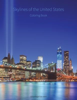 Skylines Of The United States Coloring Book by Snels, Nick