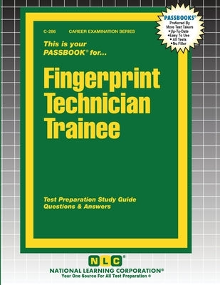 Fingerprint Technician Trainee by Passbooks