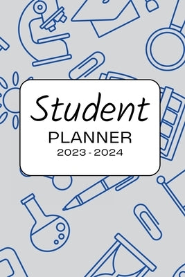 2023 - 2024 Student Planner for Middle & High School Students in Blue by Gaither, Takhia