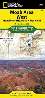 Moab Area West: Klondike Bluffs, Dead Horse Point Map by National Geographic Maps