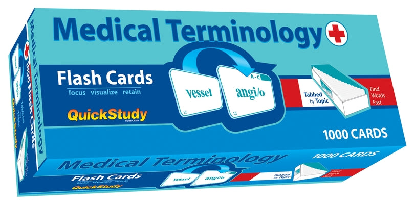 Medical Terminology 1000 Flash Cards: A Quickstudy Tool by Linton, Corinne