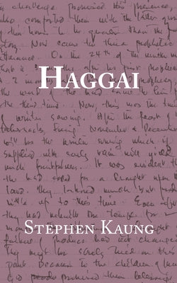Haggai by Kaung, Stephen
