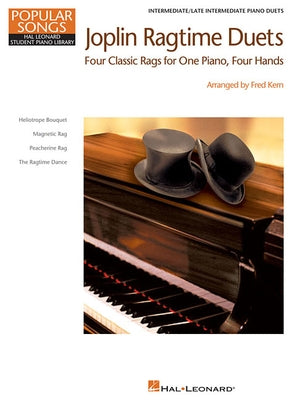 Joplin Ragtime Duets: Nfmc 2020-2024 Selection Hal Leonard Student Piano Library Intermediate - Level 5 1 Piano, 4 Hands by Joplin, Scott