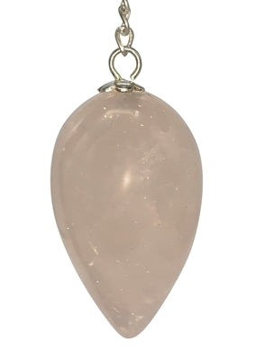 Classic Rose Quartz Pendulum by Lo Scarabeo