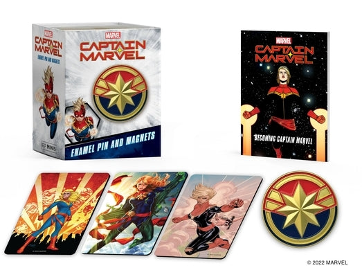 Marvel: Captain Marvel Enamel Pin and Magnets by Elder, Robert K.