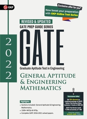 Gate 2022 General Aptitude & Engineering Mathematics Guide by G K Publications (P) Ltd