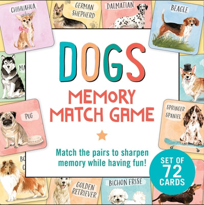 Dogs Memory Match Game (Set of 72 Cards) by Peter Pauper Press Inc