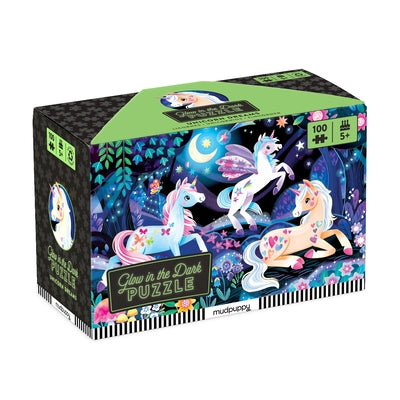 Unicorn Dreams 100 Piece Glow in the Dark Puzzle by Mudpuppy