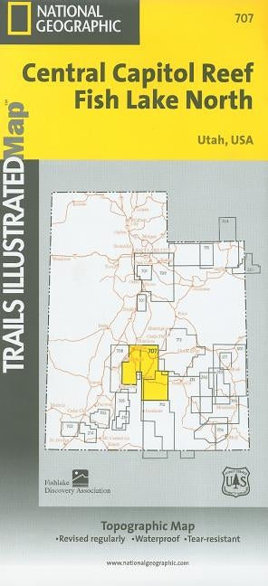 Fish Lake, Manti Map by National Geographic Maps