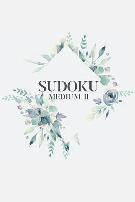 Sudoku Medium II: 100 Medium Sudoku Puzzles, 6x9 Travel Size, Great Gift, For Sudoku Lovers, Perfect for Get Well Soon Basket by Puzzles, Graceful Gray
