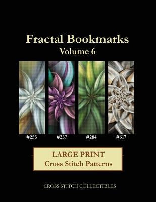 Fractal Bookmarks Vol. 6: Large Print Cross Stitch Patterns by George, Kathleen