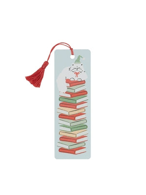 Holiday Cat Stack Bookmark by Out of Print