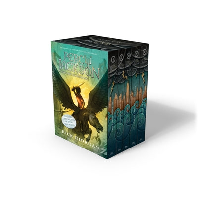 Percy Jackson and the Olympians 5 Book Paperback Boxed Set (W/Poster) by Riordan, Rick