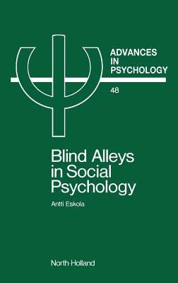 Advances in Psychology V48 by Eskola, Antti