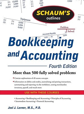 Schaum's Outline of Bookkeeping and Accounting by Lerner, Joel