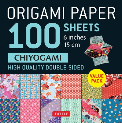 Origami Paper 100 Sheets Chiyogami Patterns 6 (15 CM) by Tuttle Studio