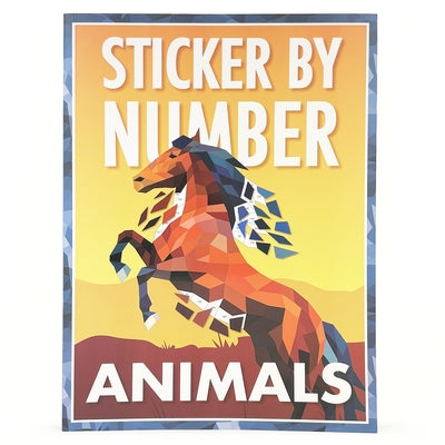 Sticker by Number Animals: Sticker by Number by Cottage Door Press