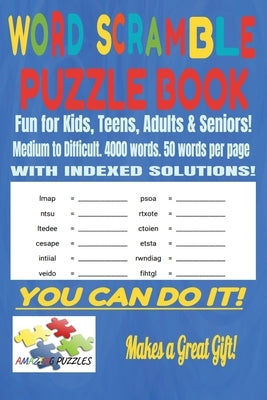 Word Scramble Puzzle Book by Mann, Richard