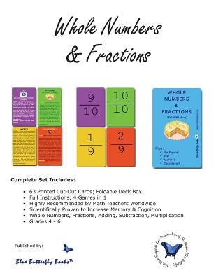 Whole Numbers & Fractions by Blue Butterfly Books