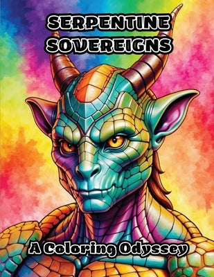 Serpentine Sovereigns: A Coloring Odyssey by Colorzen