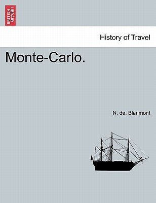 Monte-Carlo. by Blarimont, N. De