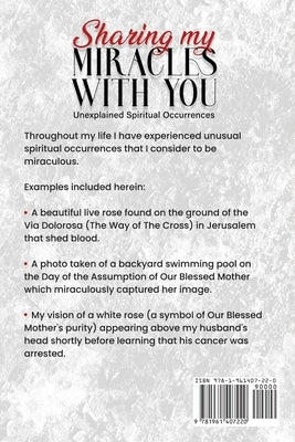 SHARING MY MIRACLES WITH YOU Unexplained Spiritual Occurrences by Citro, Susan Marie