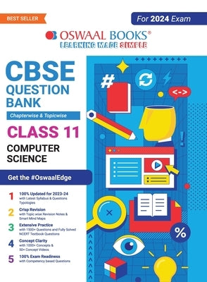 Oswaal CBSE Chapterwise & Topicwise Question Bank Class 11 Computer Science Book (For 2023-24 Exam) by Oswaal Editorial Board
