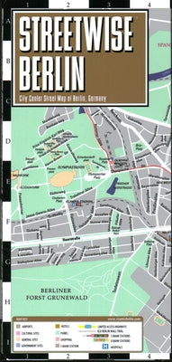 Streetwise Berlin Map - Laminated City Center Street Map of Berlin, Germany by Michelin