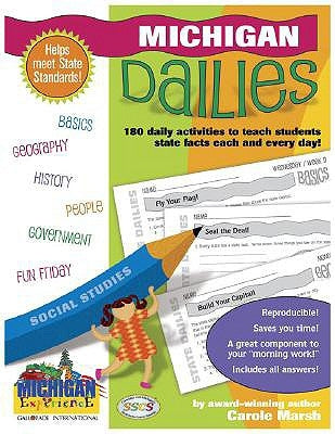 Michigan Dailies: 180 Daily Activities for Kids by Marsh, Carole