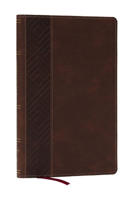 Kjv, Personal Size New Testament, Brown Leathersoft, Red Letter, Comfort Print by Thomas Nelson