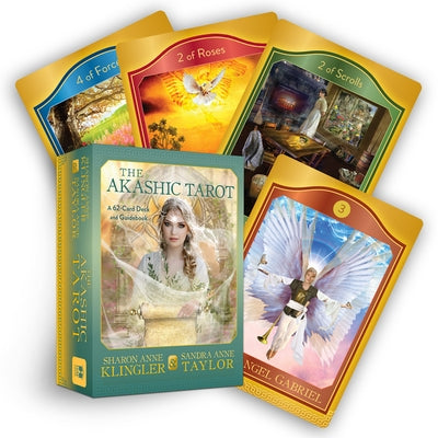 The Akashic Tarot: A 62-Card Deck and Guidebook by Klingler, Sharon Anne