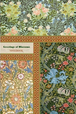 Greetings of Blossoms NOTEBOOK [ruled Notebook/Journal/Diary to write in, 60 sheets, Medium Size (A5) 6x9 inches] by Viola, Iris a.