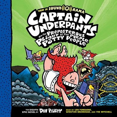 Captain Underpants and the Preposterous Plight of the Purple Potty People: Color Edition (Captain Underpants #8) by Pilkey, Dav