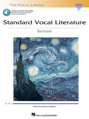 Standard Vocal Literature - An Introduction to Repertoire Baritone Book/Online Audio [With Access Code] by Walters, Richard