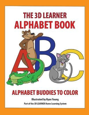 3D Learner Alphabet Book: Alphabet Buddies to Color by Halpert, Mira Stulberg