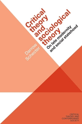 Critical theory and sociological theory: On late modernity and social statehood by Schecter, Darrow
