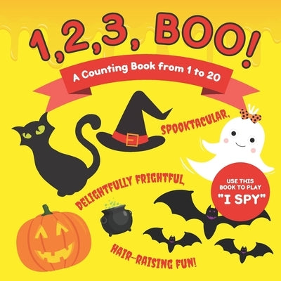 1, 2, 3, Boo!: A Counting Book from 1 to 20 I Spy Halloween-Themed by Books, Little Pear