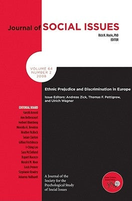 Ethnic Prejudice and Discrimination in Europe: Number 2 by Pettigrew, Thomas F.