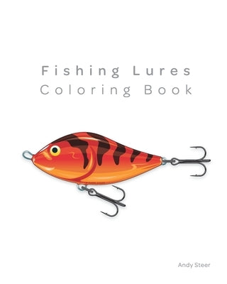 Fishing Lures - Coloring book by Steer, Andy