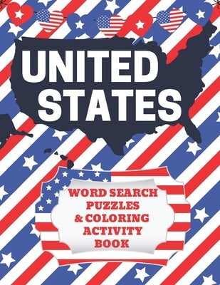 United States Word Search Puzzles and Coloring Activity Book: Fifty States Workbook for Kids to Learn Important Facts about All 50 States - Color in S by Statewide Study Press