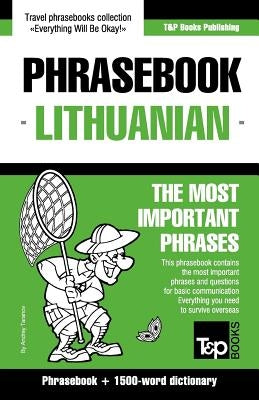 English-Lithuanian phrasebook & 1500-word dictionary by Taranov, Andrey