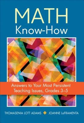 Math Know-How by Adams, Thomasenia L.