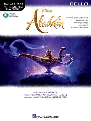 Aladdin: Instrumental Play-Along Series for Cello by Menken, Alan