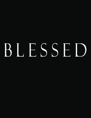Blessed: Black and White Decorative Book to Stack Together on Coffee Tables, Bookshelves and Interior Design - Add Bookish Char by Decor, Bookish Charm