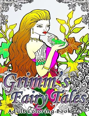 Grimm's Fairy Tales Adult Coloring Book by Book, Adult Coloring