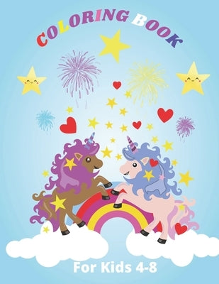 Coloring Book for Kids 4-8: Unicorn, Princesses, Caticorn and Baby Unicorn Children's Coloring Book for Girls age 4-8 years old . 25 piece color 2 by Touch, Mery