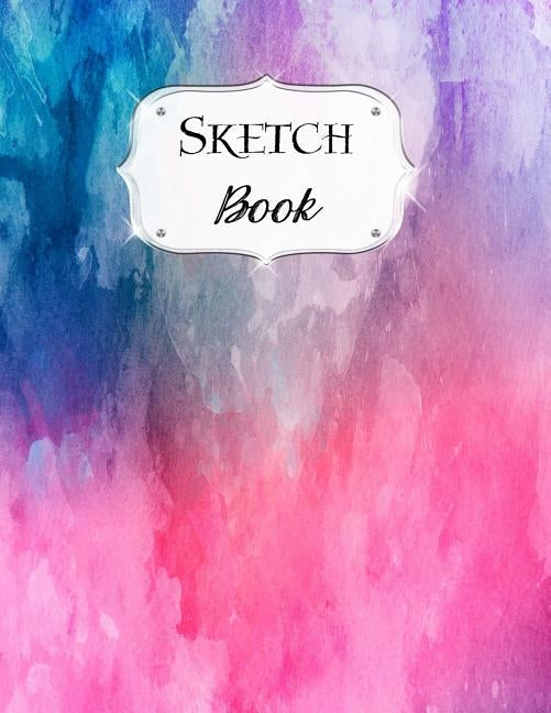 Sketch Book: Watercolor Sketchbook Scetchpad for Drawing or Doodling Notebook Pad for Creative Artists #6 Pink Blue Purple by Artist Series, Avenue J.