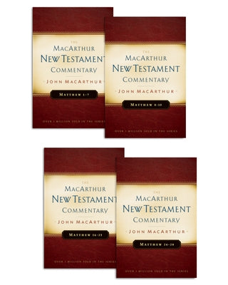 Matthew 1-28 MacArthur New Testament Commentary Four Volume Set by MacArthur, John