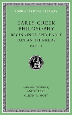 Early Greek Philosophy by Laks, André